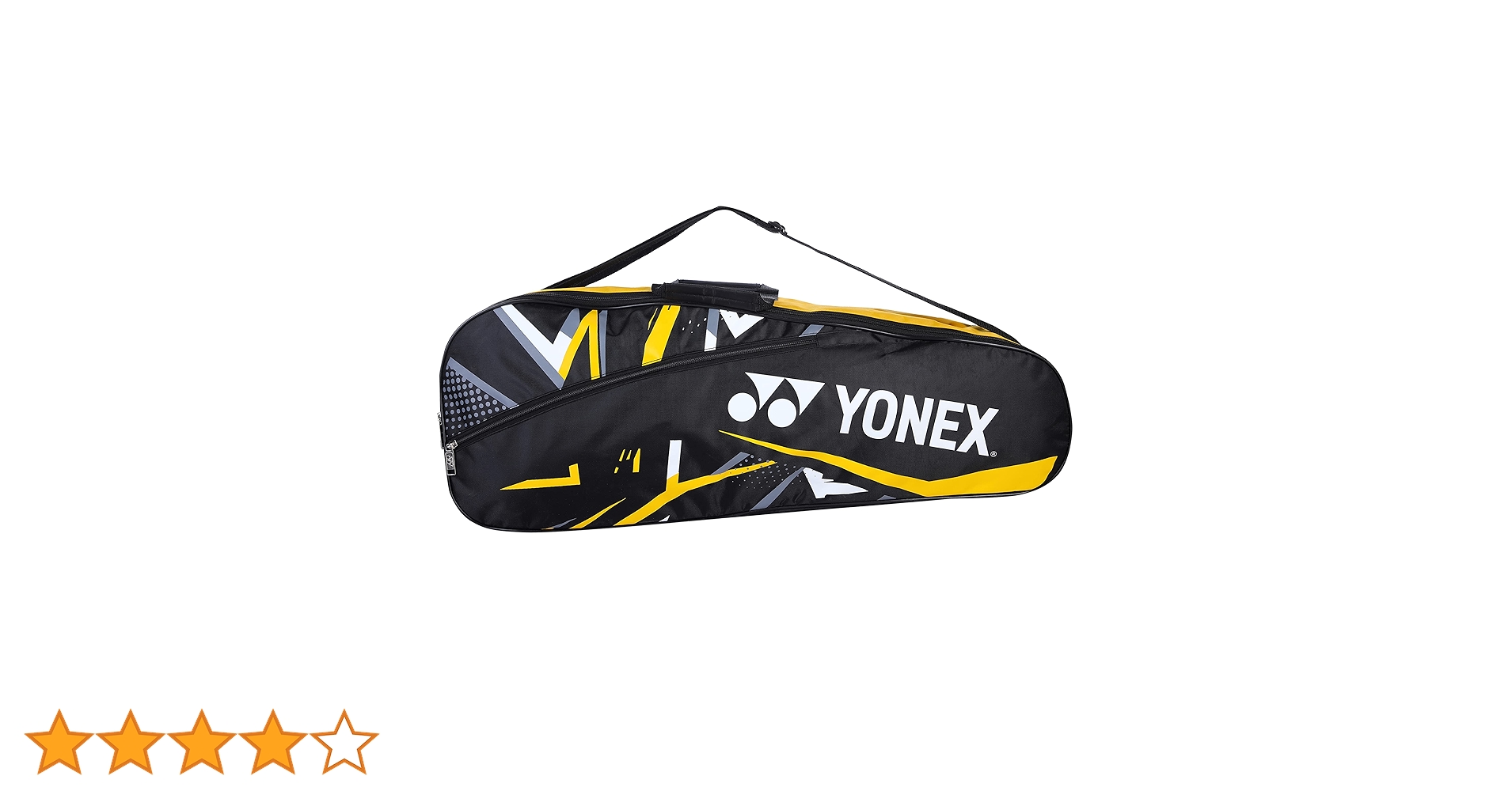 YONEX バドミントンバッグ イエロー/ブラック ヨネックス(YONEX) テニス バドミントン ラケットバッグ 2本用